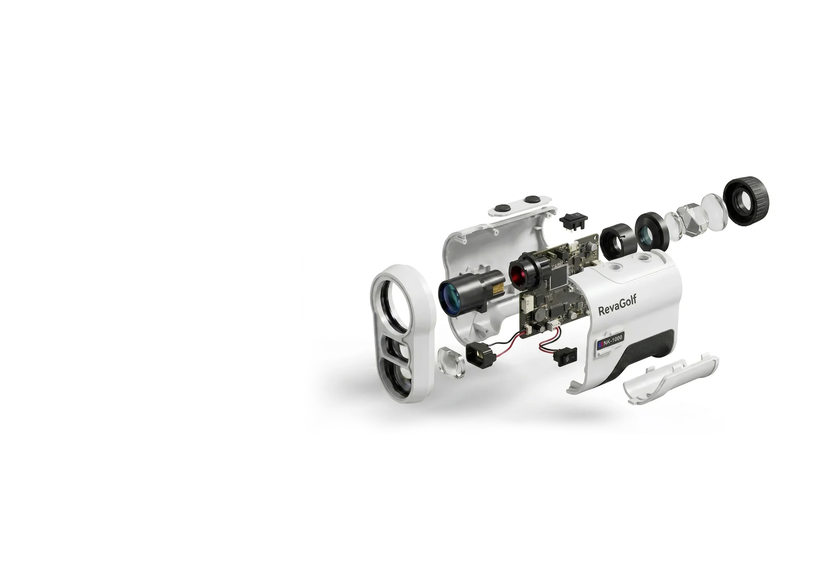 Exploded view of the NK-1000 internal components